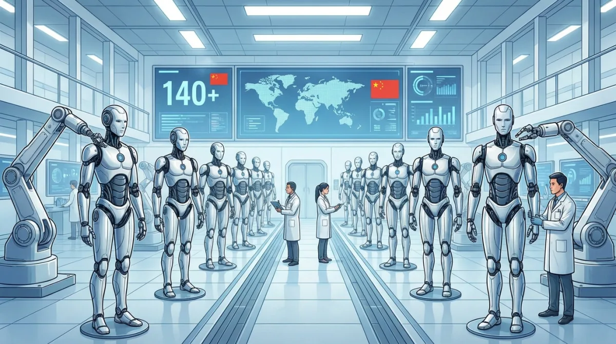 Китай строит армию гуманоидов: 140 компаний в авангарде глобальной роботизации