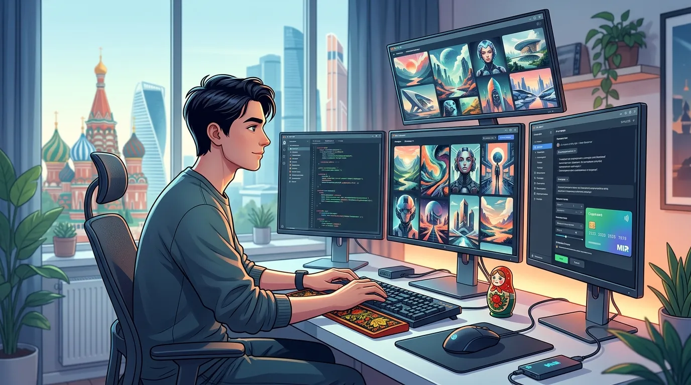 Midjourney из России: Полный гайд по использованию и настройке v7