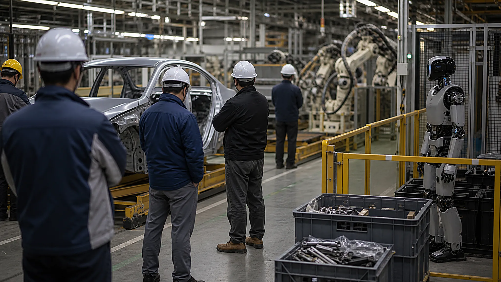 Забастовка Hyundai: почему рабочие спорят с роботами