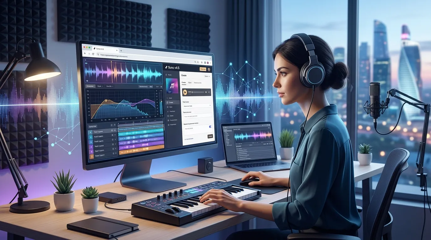 Suno AI Генератор Музыки v4.5: Создание Треков и Доступ из России